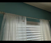 Tuyau en aluminium vigoureux de Rod Standard Decorative Window Curtain de rideau