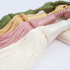 Accessoires de voie de rideau en cuisine accrochant la corde contraignante de rideau en gland de polyester de boule
