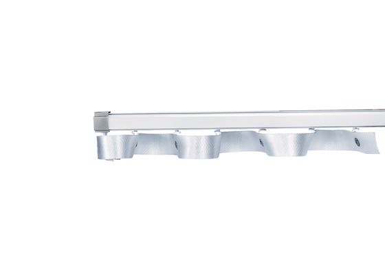 Un bon prix. double simple 28*23mm fixé au mur épais de système de voie de rideau en 1.2mm En ligne