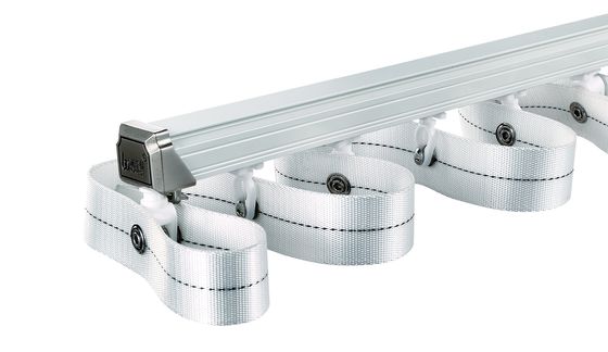 Un bon prix. Bâti adapté aux besoins du client de mur de voie de rideau en longueur d'alliage d'aluminium double En ligne
