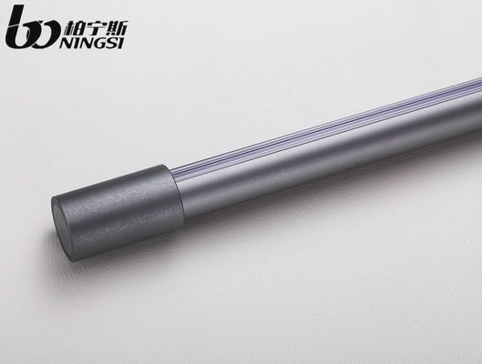 Un bon prix. Thickened curtain rod curtain track pulley curtain rod mute straight rail slide rail top mounted side single Roman rod En ligne