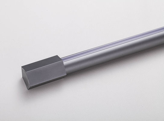 Un bon prix. Curtain Rod Simple White Black Silent Aluminum Alloy Roman Rod Single Rod Curtain Fitting Track En ligne