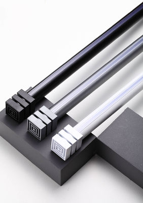 Un bon prix. Thickened mute aluminum alloy bracket side perforated curtain track single pole double pole En ligne