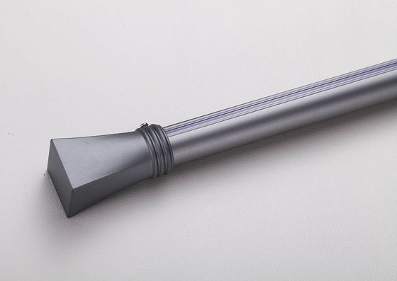 Un bon prix. Thickened aluminum alloy curtain pole octagonal Roman bar track double bar top mounting side mounting ring plug bracket En ligne