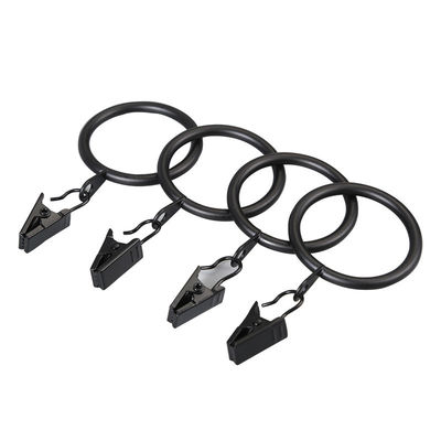 Un bon prix. Rideaux accrochant le rideau Rod Rings With Clips en métal 35mm de fer En ligne