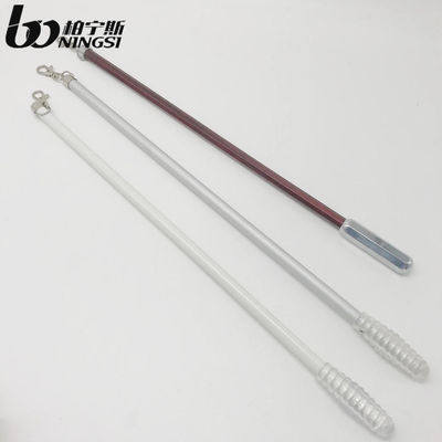 Un bon prix. Traction en aluminium Rod de rideau en longueur du diamètre 1m de 13mm avec la poignée en plastique En ligne
