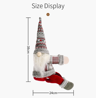 Un bon prix. boucle de rideau en embrasse des textiles non tissés 2pcs pour la décoration de Noël En ligne