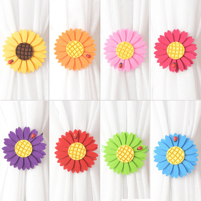 Un bon prix. Boucle magnétique décorative de rideau en supports d'accessoires de rideau en obligatoire de tournesol en ligne